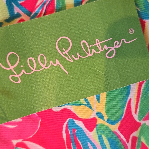 NWT Lilly Pulitzer Callahan Pomegranate "Jungle Tumble" Shorts - Picture 2 of 8